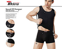 Чоловічий комплект майка і труси чорний Марка "INDENA" Арт.31004