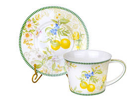 Чайний набір порцеляновий Лимон на 6 персон 924-372