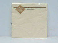 Серветки паперові однотонні (ЗЗХЗ, 20 шт.) Luxy Шампань (3-12) (1 пачка)