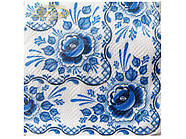 Серветки столові (ЗЗХЗЗ, 20 шт.) La Fleur Гжель (404) (1 пач)