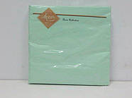 Серветки паперові однотонні (ЗЗХЗЗ, 20 шт.) Luxy Салатовий (3-3) (1 пачка)