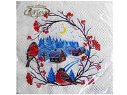 Серветки столові (ЗЗЗЗЗ, 20 шт.) La FleurНГ Снігії 081 (1 пач)