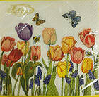 Серветки столові (ЗЗЗЗЗ, 20 шт.) La Fleur Квіти під вікном (117) (1 пач)