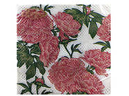 Серветки столові (ЗхЗЗ, 20 шт.) La Fleur Півонії (015) (1 пач)