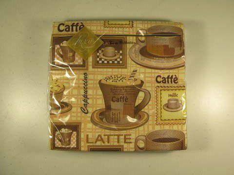 Серветка тришарова класична (ЗЗДЗЗ, 20 шт.) Luxy Капучино 702 (1 пачка), фото 1