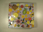 Серветки столові (ЗЗХЗЗ, 20 шт.) Luxy Райські фрукти 807 (1 пач)