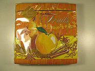 Серветки столові (ЗЗХЗЗ, 20 шт.) Luxy Стиглі фрукти 113 (1 пач)