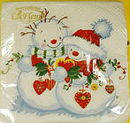 Серветки столові (ЗЗХЗЗ, 20 шт.) La FleurНГ Снігова любов (119) (1 пач)