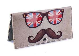 Жіночий гаманець -Британські окуляри. Ручна робота