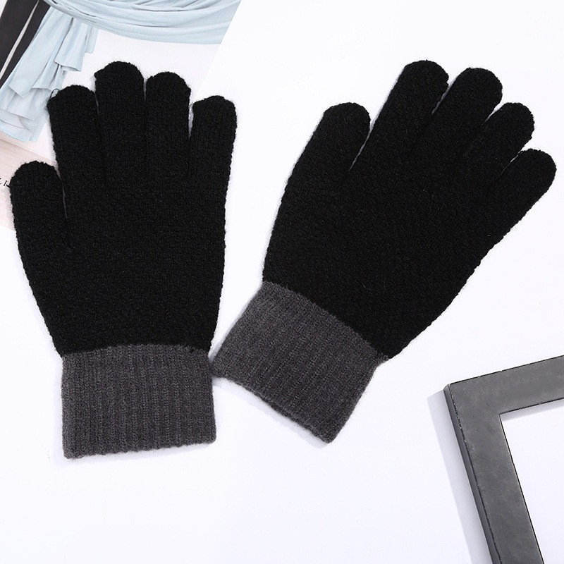 Шерстяные утепленные перчатки для мужчин и женщин унисекс зеленые - фото 5 - id-p812038139