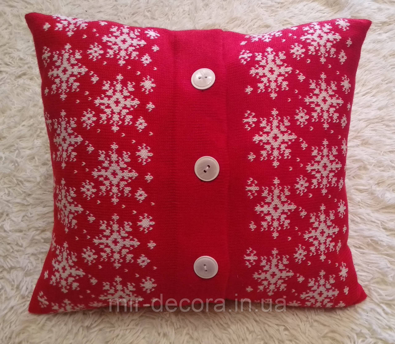 Подушка декоративна новорічна, фото 1