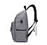 Шкільний рюкзак для хлопчика з відділом для зарядки телефону чорний, фото 7