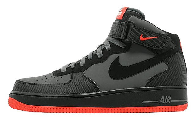 Nike Air Force 1 Mid Black Dark Grey Crimson ID 1033873177 2700 Prom.ua