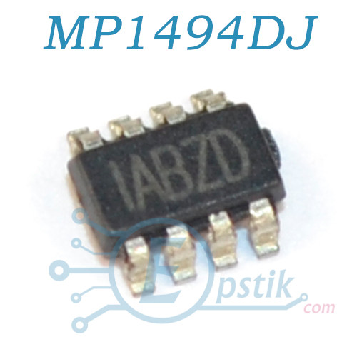 MP1494DJ, (IABZD), DC-DC понижувальний перетворювач, 2A, 4.5-16V, 500kHz, TSOT23-8