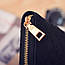 Жіночий гаманець портмоне на блискавці бордовий, фото 5