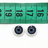 Глазки для кукол 12 мм - 2 шт серые