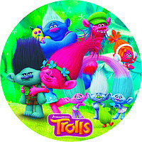 Тарілки паперові Тролі (trolls) 10шт.