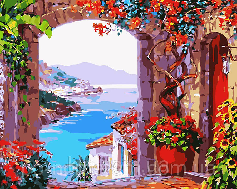 Картина за номерами Menglei MG1111 Вид на затоку 40 х 50 см, фото 1