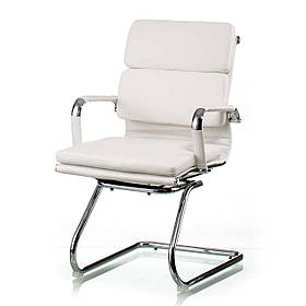 Крісло офісне Solano 3 conference artleather white Special4you