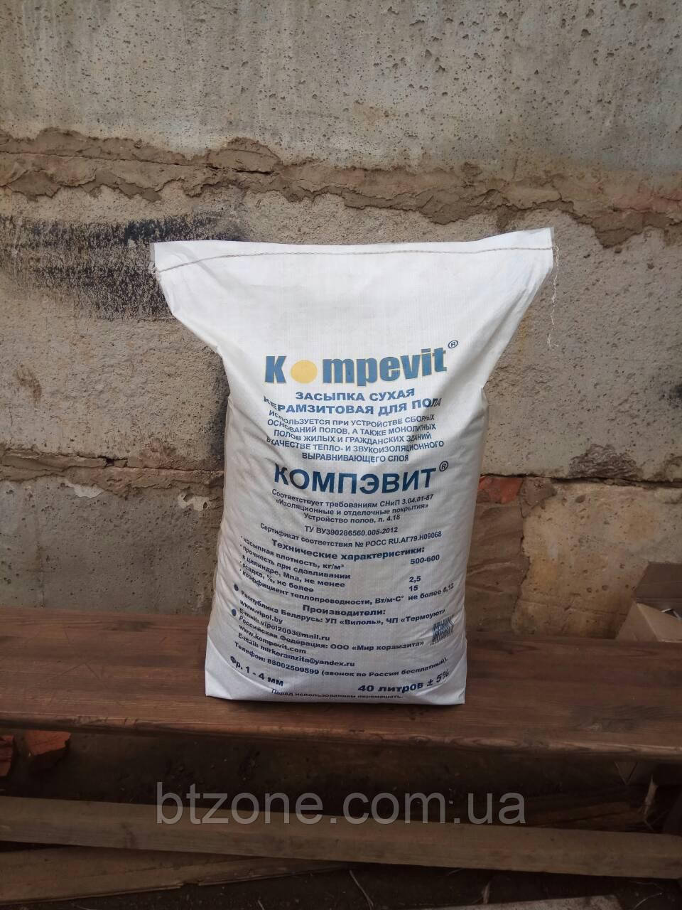 Компэвит (сухая подсыпка для выравнивания полов): продажа, цена в ...