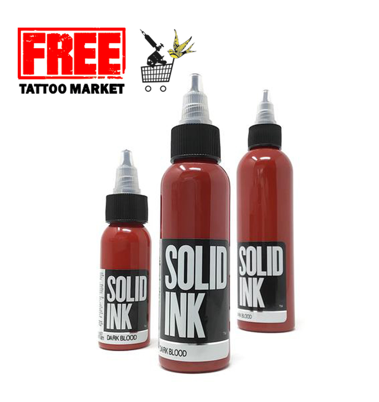 Тату фарбу SOLID INK Dark Blood 1 унц (30 мл)