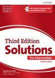 Solutions Third 3rd Edition Pre-Intermediate Teacher's Book + Teacher's Resource Disc