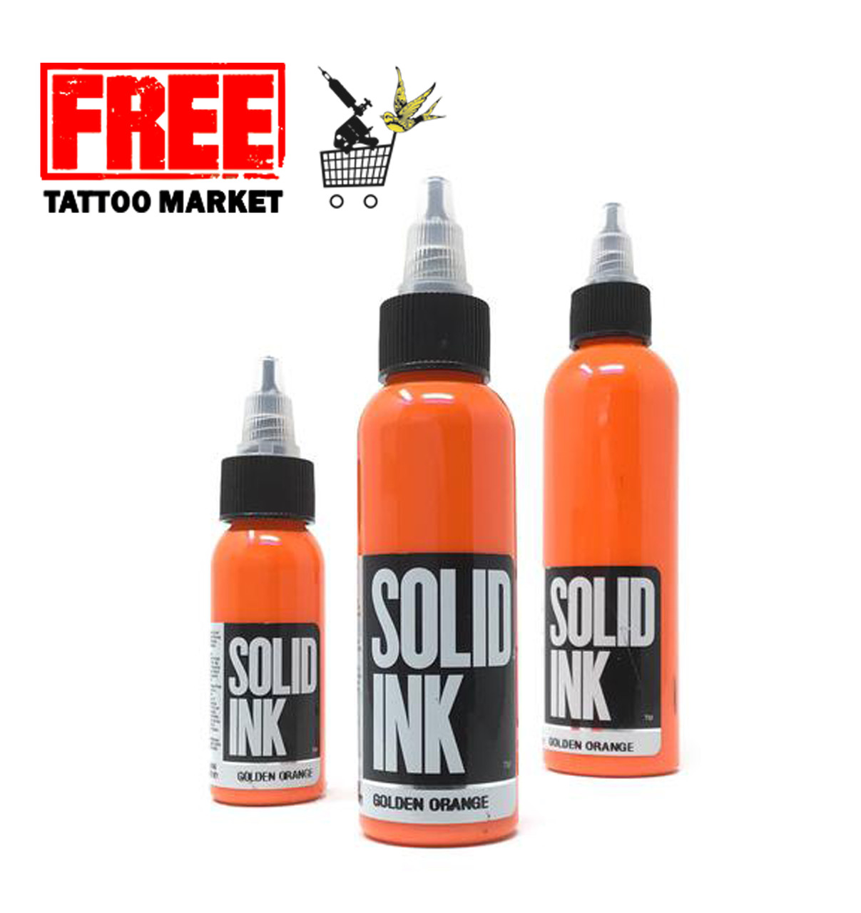 Тату фарбу SOLID INK Golden Orange 1 унц (30 мл)