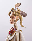 Колекційна авторська лялька. Інтер'єрна лялька."Храмова дівчина. Танець на честь врожаю", фото 2