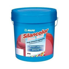 Грунтувальна фарба на основі силіконових смол Mapei Silancolor Base Coat 20 кг. (Cілан Колор база), Харків, фото 3