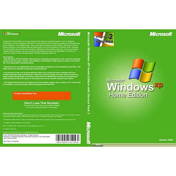 Microsoft Windows XP Домашня SP2 Російська (N09-02126) ліцензія