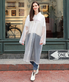 Плащ дощовик для підлітків і дорослих. Білий