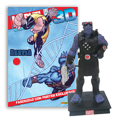 Мініатюрна фігура Герої Marvel 3D №21 Звір (Centauria) масштаб 1:16