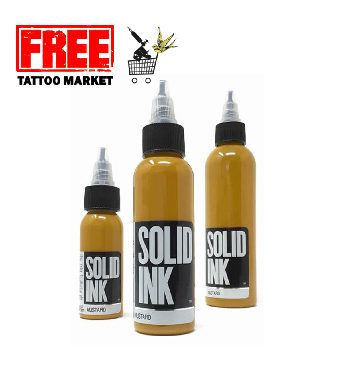 Тату фарбу SOLID INK Mustard 1 унц (30 мл)