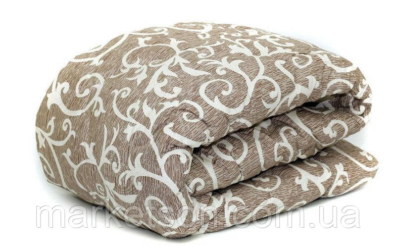 Тепла ковдра з овечої вовни 195х215. Бавовна. Кольори різні.