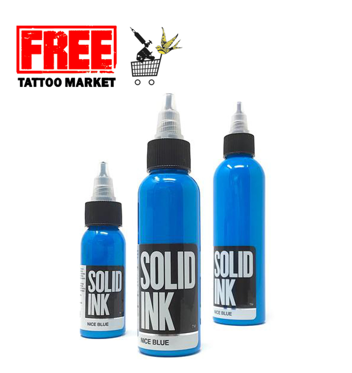 Тату фарбу SOLID INK Nice Blue 1 унц (30 мл)