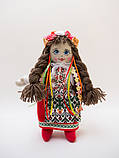 М'яка лялька Українка тип шарнірна дівчинка 25 см., фото 5
