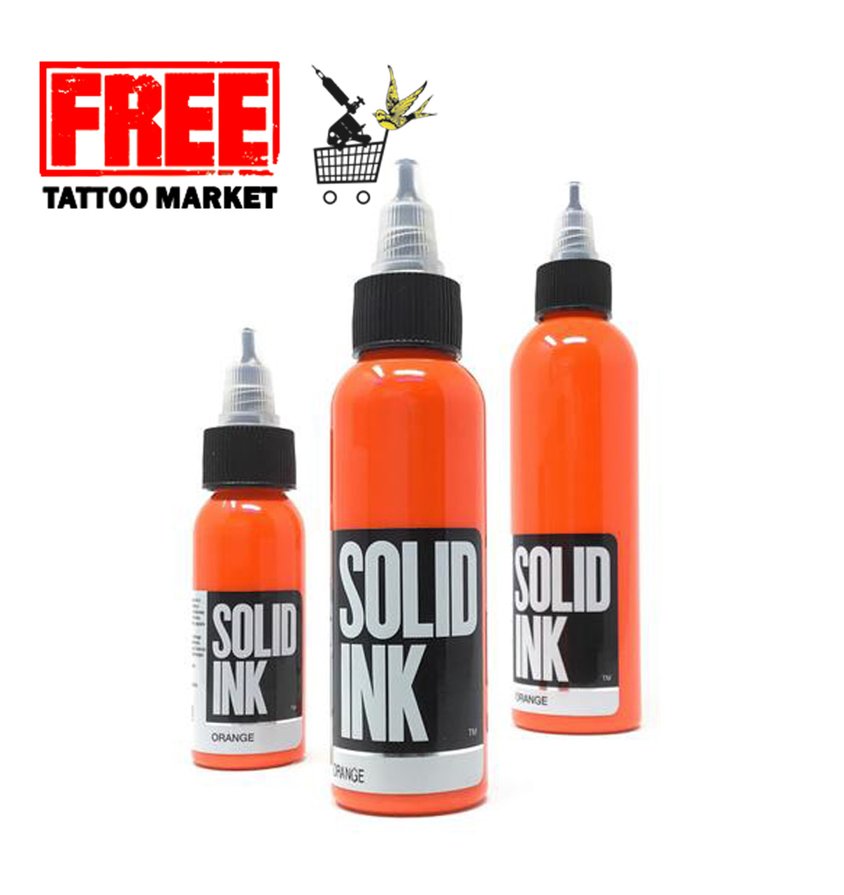 Тату фарбу SOLID INK Orange 1 унц (30 мл)