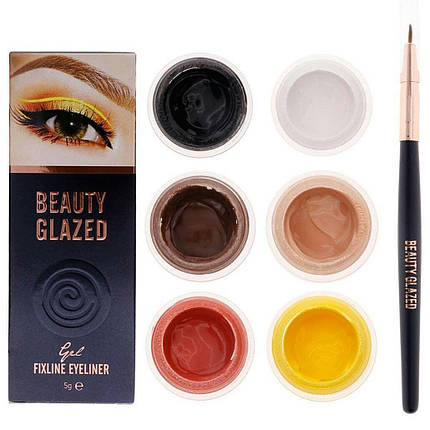 Набір кольоровий гелевою підводки Beauty Glazed, фото 1