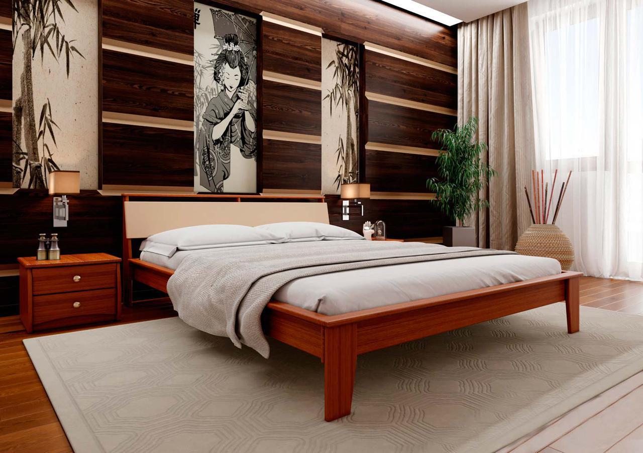 Дерев'яне ліжко Венеція-М ЧДК 140х200