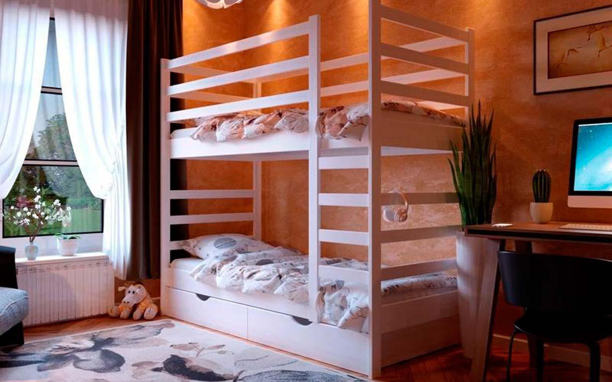 Двоярусне ліжко Еля ЧДК 80х200