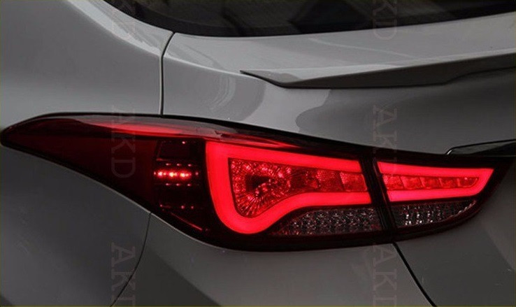 Діодні ліхтарі Led тюнінг оптика Hyundai Elantra MD, фото 1