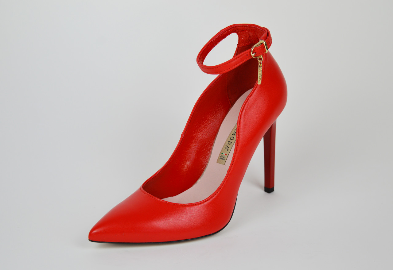 Туфли красные на шпильке Bravo Moda 1633 40 размер - фото 1 - id-p812702535
