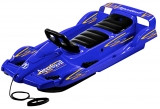 Санки детские Alpen Double Race с рулем пластик синий 114х55х28 см (Time Eco ТМ)