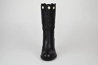 Напівчоботи Molly Bessa 602 39 Чорні шкіра 36, фото 4