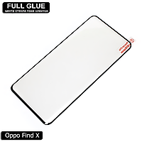 Захисне скло Full Glue Oppo Find X (Black) - 5D Повна поклейка