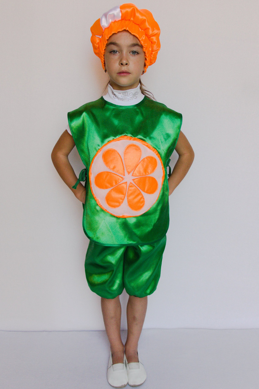 Карнавальний костюм Апельсин для дівчинки 3-6 років