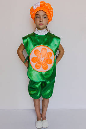 Карнавальний костюм Апельсин для дівчинки 3-6 років, фото 2