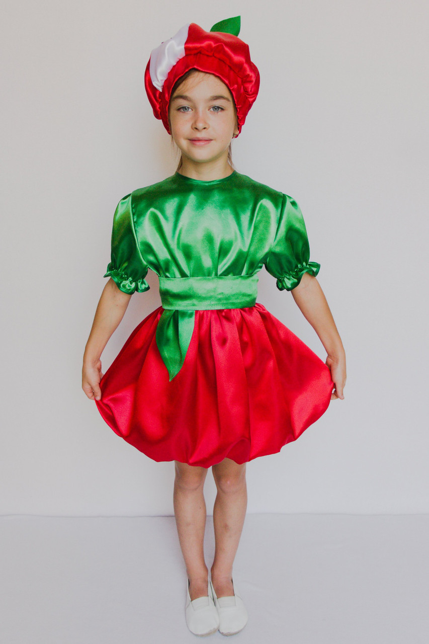 Маскарадний костюм для дівчинки Яблуко 3-6 років