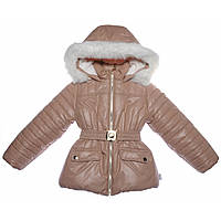 Зимова куртка для дівчинки Garden baby 101009-36/60 бежева 122