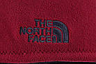 Шапка The North Face флісова бордова, фото 4